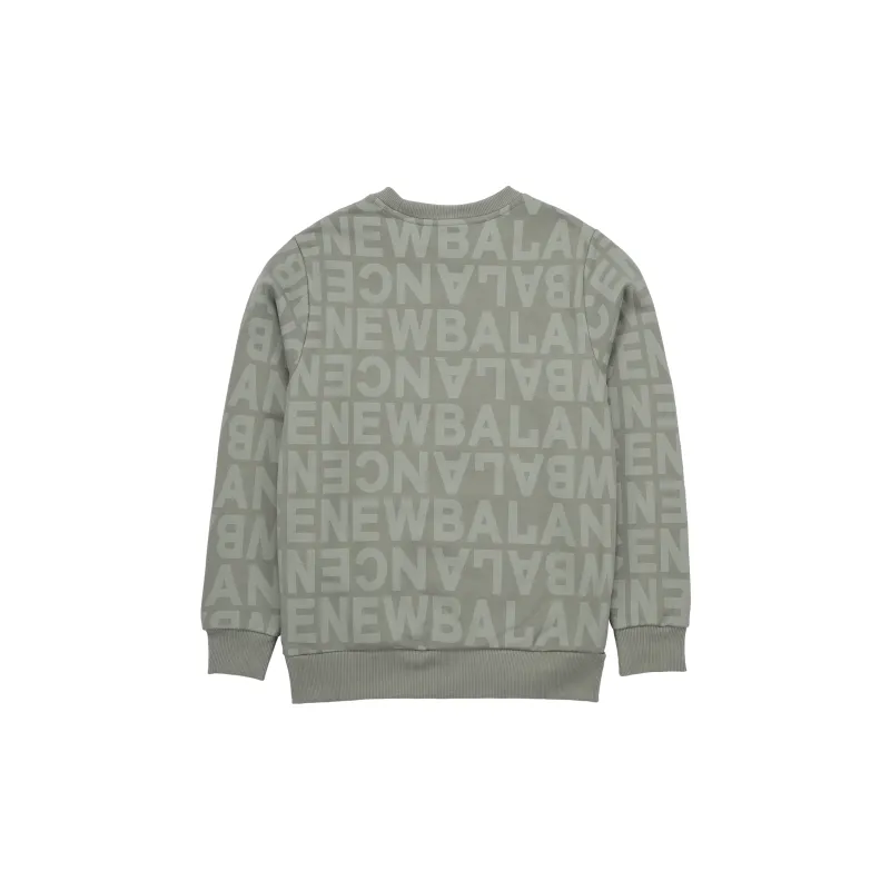 New Balance Sweatshirts Men Olive Green-1