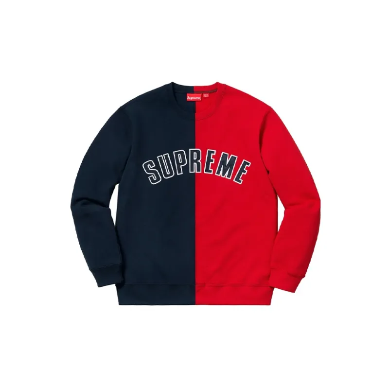 Supreme Split Crewneck Sweatshirt S - Cheap Rcj Jordan Outlet 