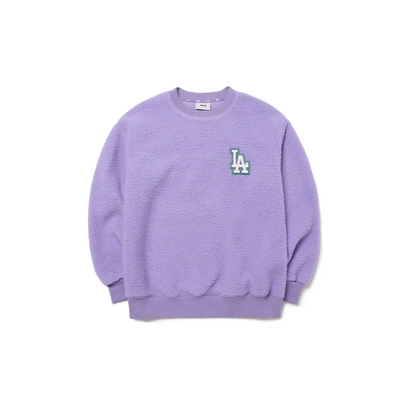 MLB Los Angeles Dodgers Sweatshirts Unisex Purple-1