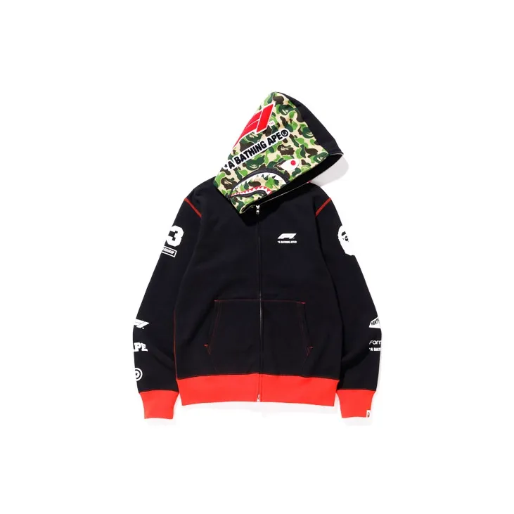 A BATHING APE Shark Series Sweatshirt Men's Black-1