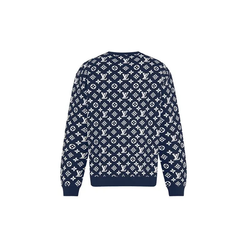 LOUIS VUITTON Lv Monogram Jacquard Crewneck-1