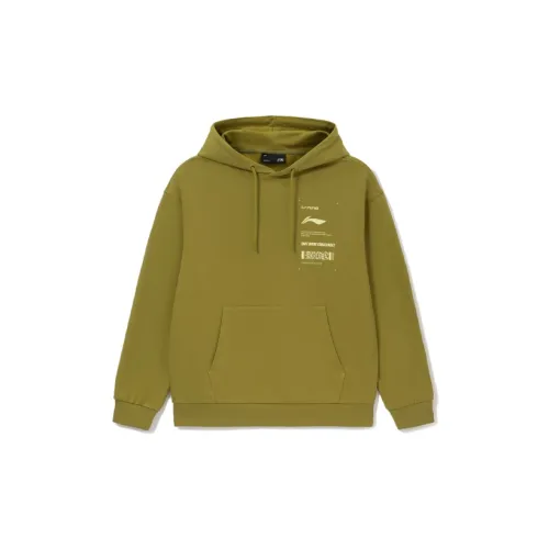 LINING Sports Fashion Collection Sweatshirts Unisex Green