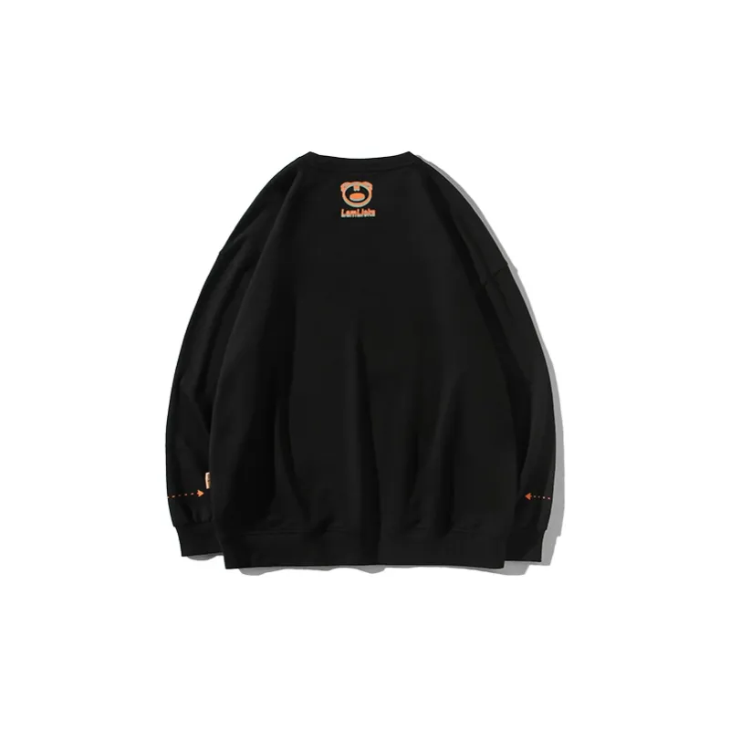 LAMLICKA Crew Neck Loose Fit Regular Sweatshirt Unisex-1