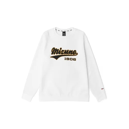 Mizuno Baseball Series Sweatshirts Unisex White