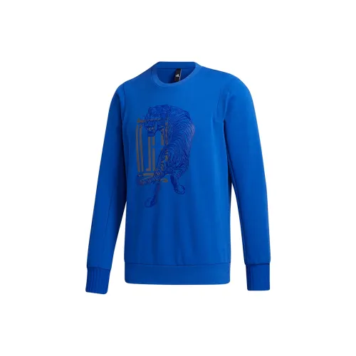 Adidas Wuji Series Sweatshirts Men Royal Blue