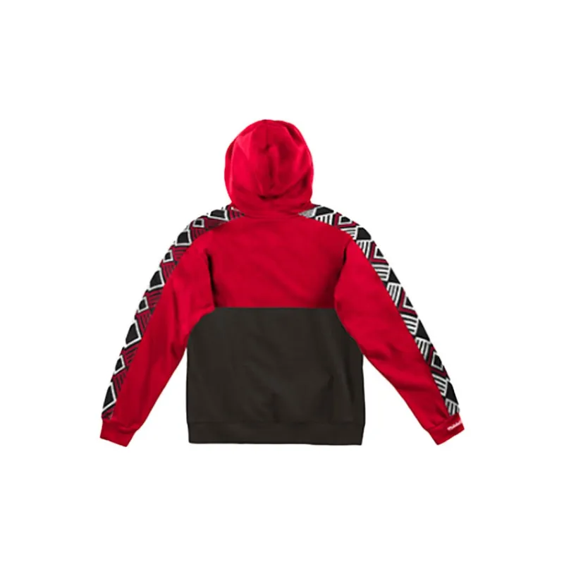 Mitchell & Ness Sweatshirt Unisex Red Black-1