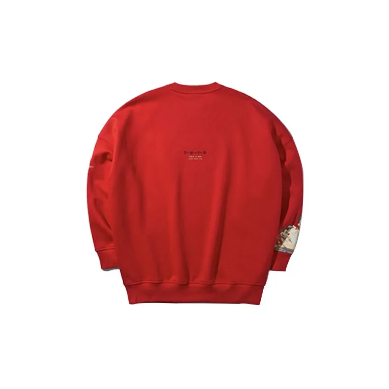 Disney X LINING Sweatshirts Men Cherry Total Crimson-1