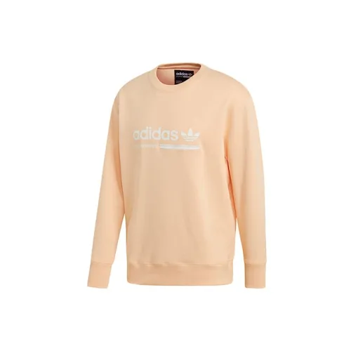 Adidas Originals Kaval Crew Sweatshirts Men Bright Light Orange