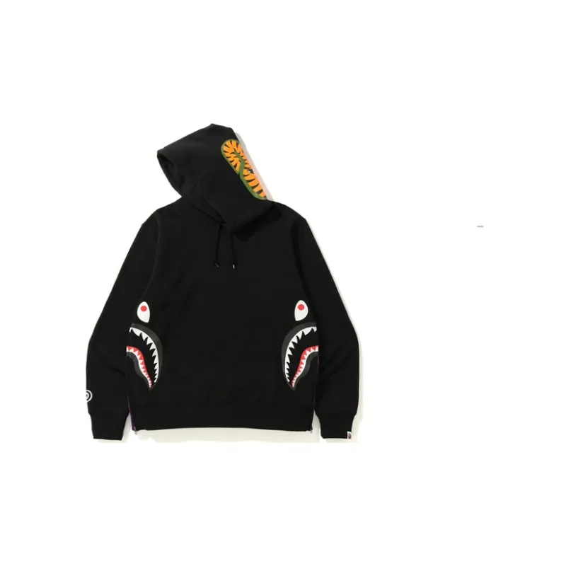 Bape Side Zip Shark Wide Pullover Hoodie-3