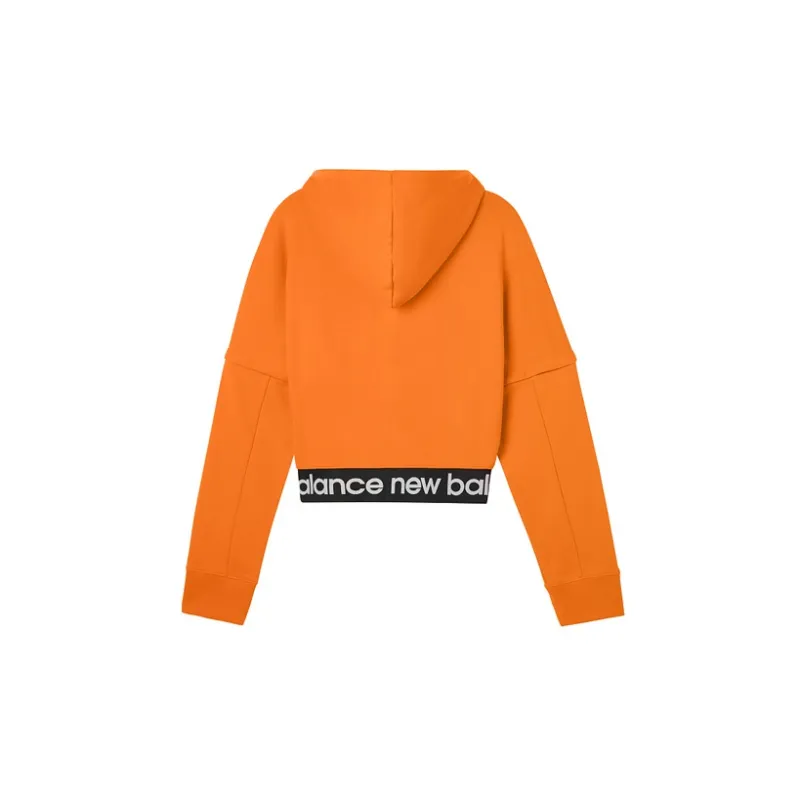New Balance Sweatshirts Women's Orange-1