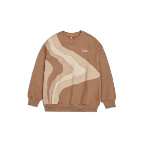 LiNing Non-shoe Sweatshirts Men Amber Brown