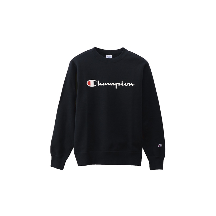 Champion Sweatshirts Unisex Navy Blue