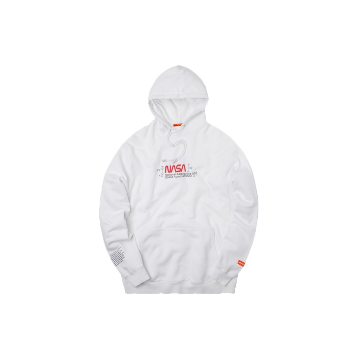 Heron preston white nasa hoodie on sale