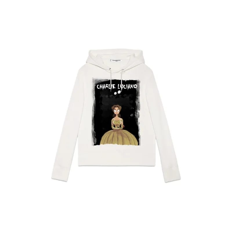 Charlie Luciano Sweatshirt Unisex White-1