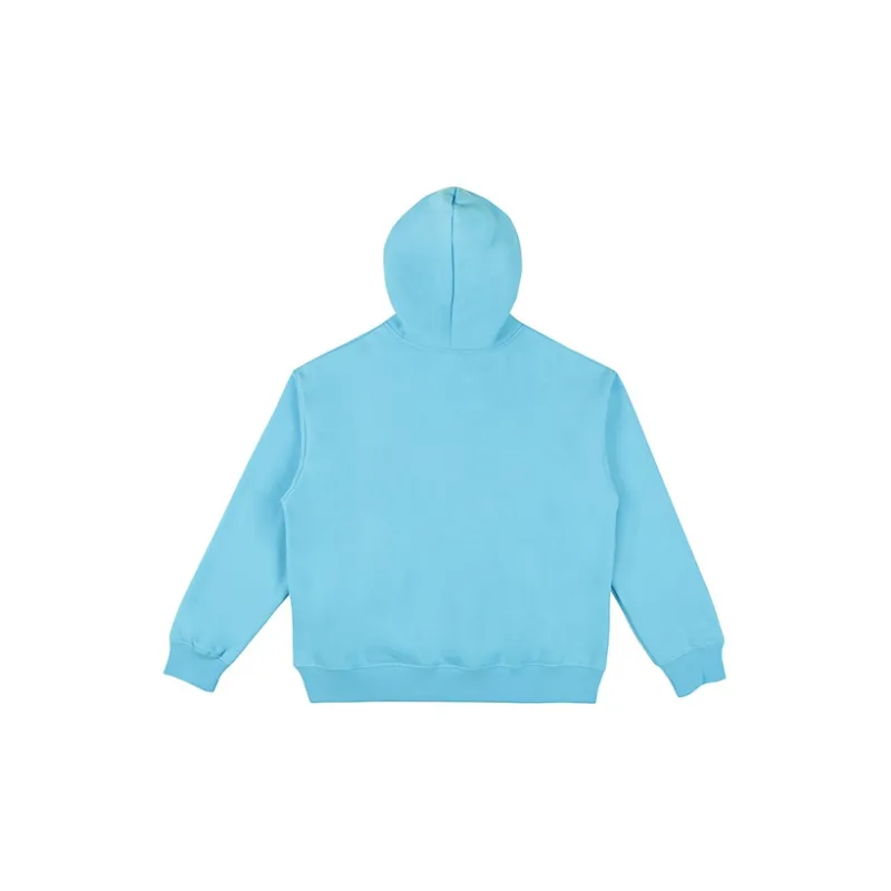 MEDRIA Hooded Loose Fit Sweatshirt Winter Unisex Carolina Blue-1
