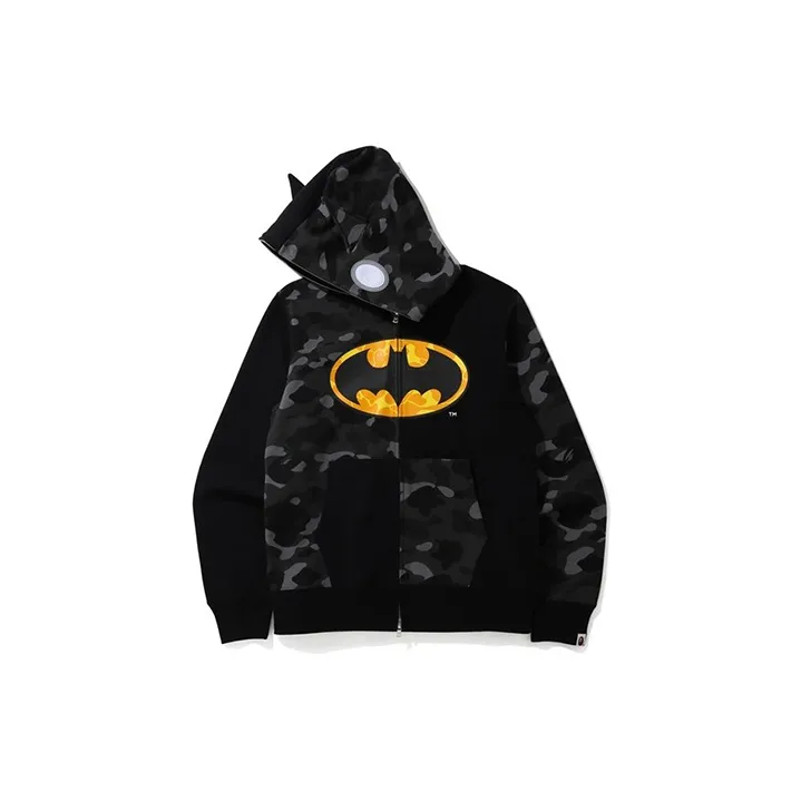 A BATHING APE X Dc Batman Full Zip Hoodie-1