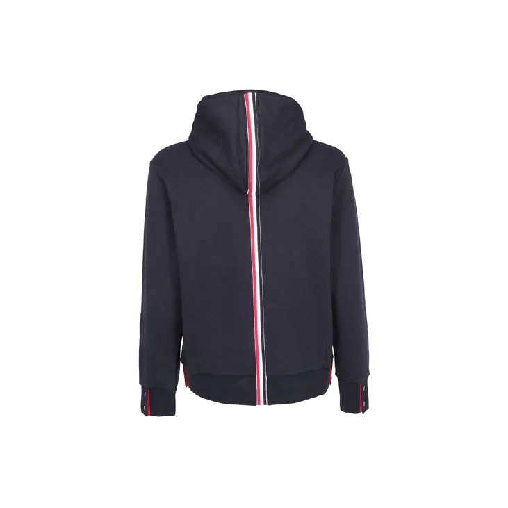 THOM BROWNE Rwb Stripe Zipped Hoodie-1