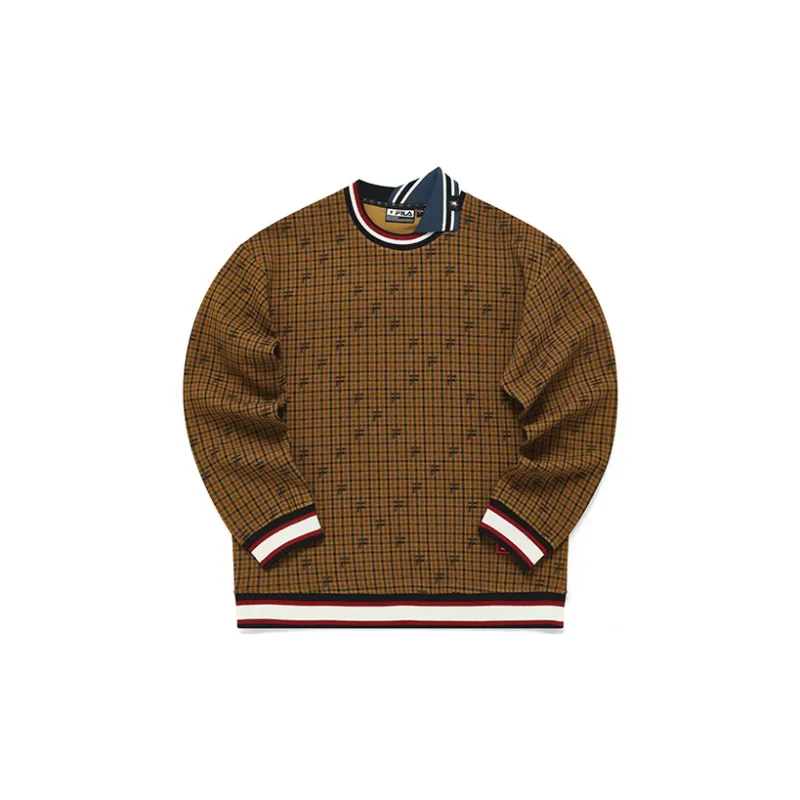 FILA MIHARA YASUHIRO Collaboration Collection Sweatshirt Men's Walnut Brown-1