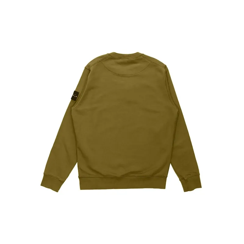 STONE ISLAND Sweatshirt Men's Olive Green-1