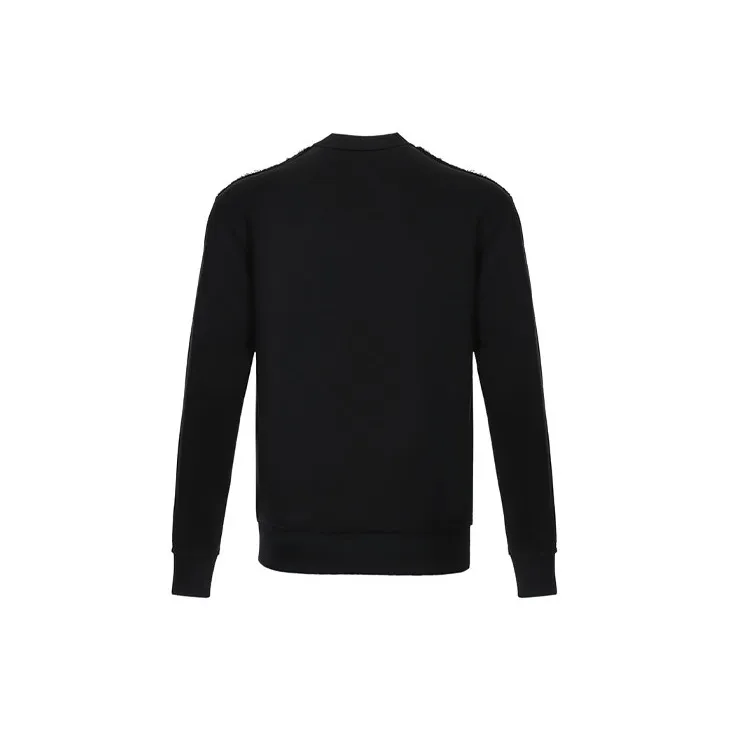 VERSACE JEANS COUTURE Crew Neck Sweatshirt Men's Black-1