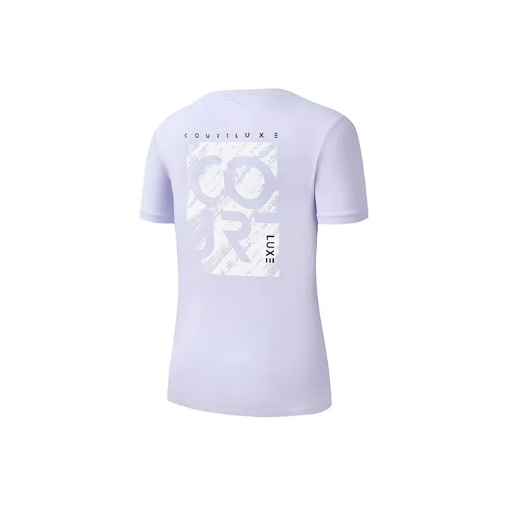 FILA Athletics T Shirt Women's Light Purple-1