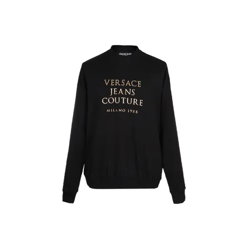 VERSACE JEANS COUTURE Sweatshirts Men Black