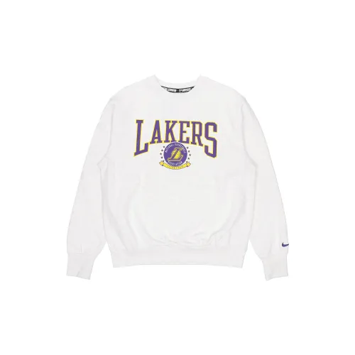 Nike X NBA Sweatshirts Men Gray White