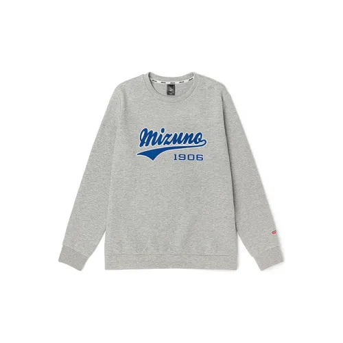 Mizuno Heritage Sweatshirts Unisex Gray