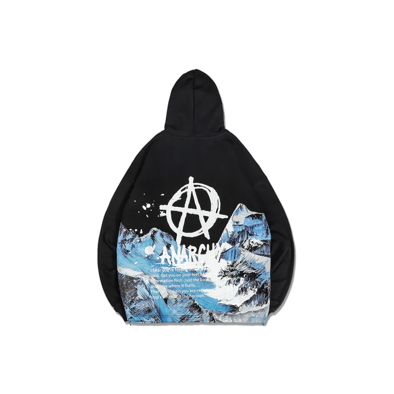 Athief Hooded Loose Fit Sweatshirt Unisex-5