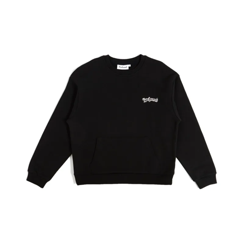 Profound Crewneck Sweatshirt Unisex Black-1
