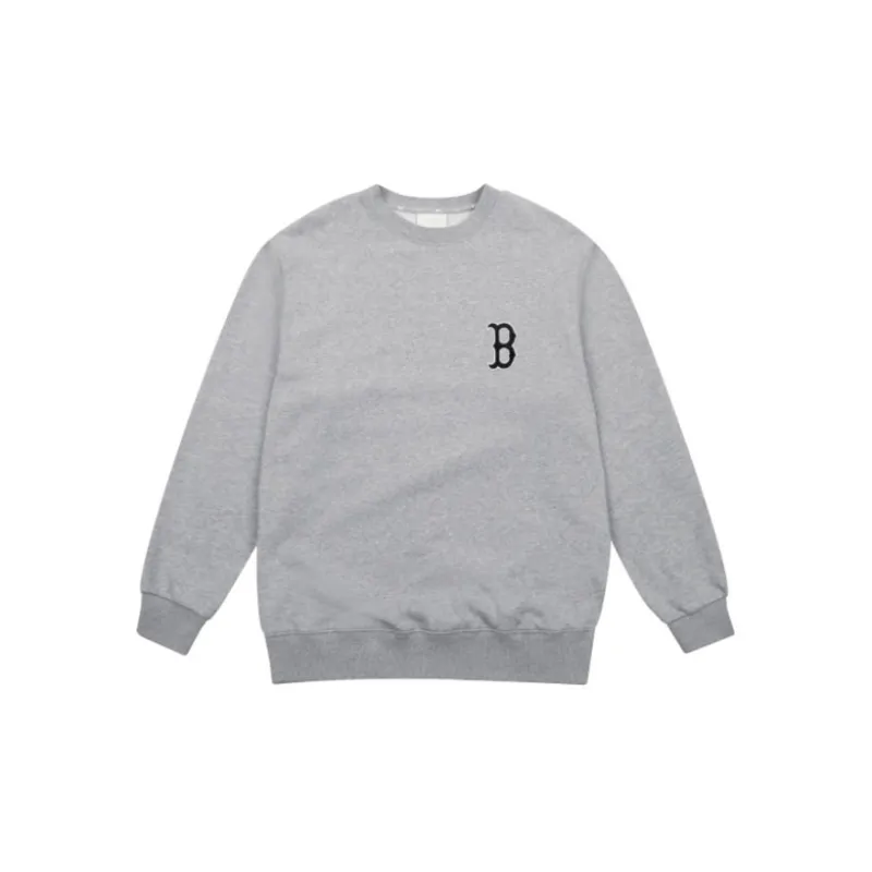 MLB Boston Red Sox Sweatshirts Unisex Gray-1