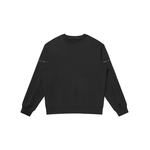 PEACEBIRD MEN Sweatshirts Unisex Black