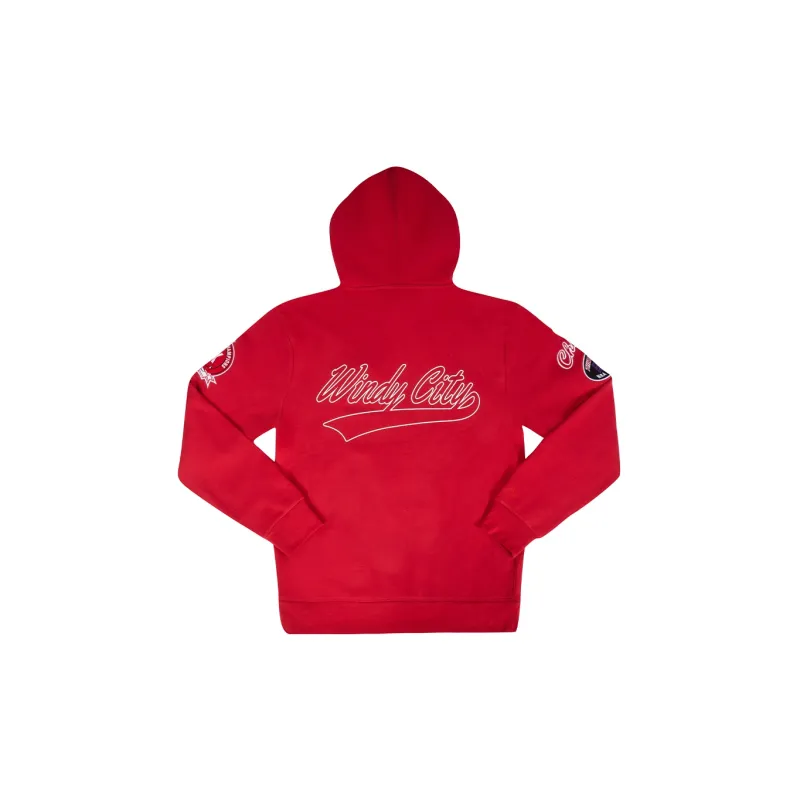 Mitchell Ness Sweatshirts Unisex Red-1