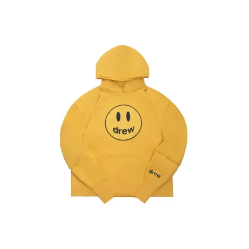 Drew House Smiley Collection Sweatshirts Unisex Yellow