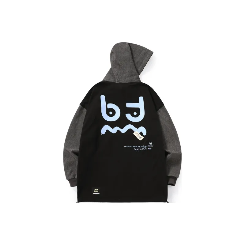 Bt Hooded Loose Fit Regular Sweatshirt Unisex-1