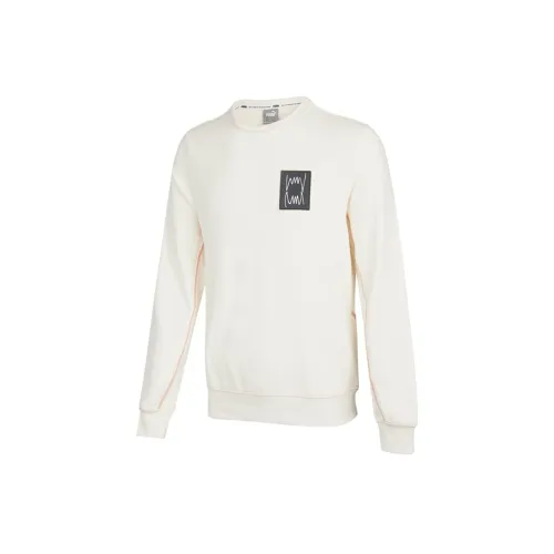 PUMA PIVOT CREW Sweatshirts Men Off White