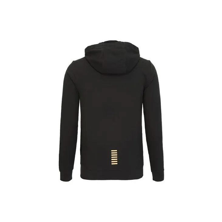 EMPORIO ARMANI Logo Print Hooded Jacket-1