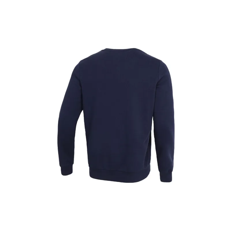 Puma Men Casual Sport Knit Crew Neck Pullover Sweatshirt Navy Blue-1
