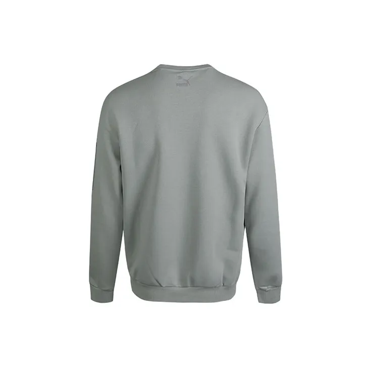 PUMA Sweatshirts Men Gray Green-1
