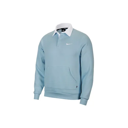 Nike Sweatshirts Men Light Military Blue