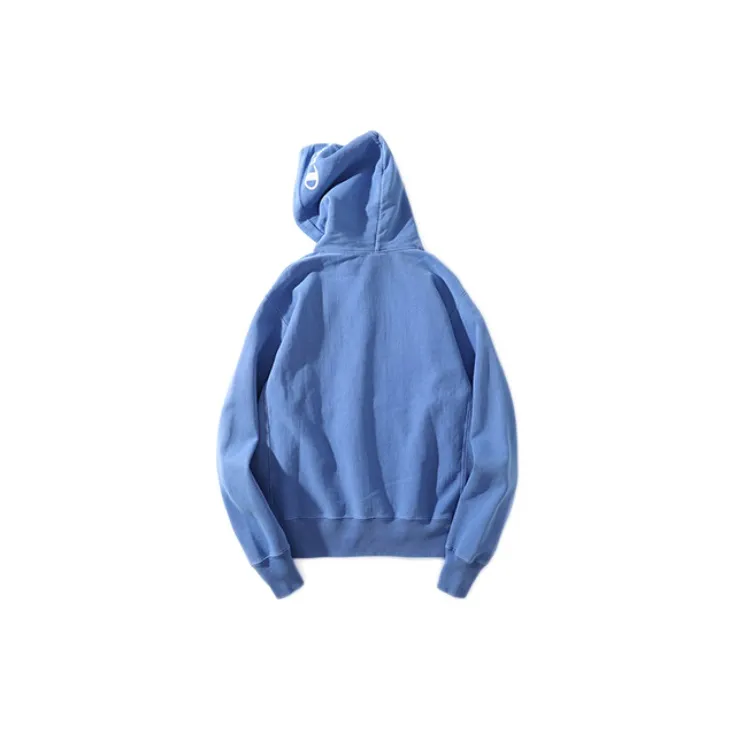Champion Pullover Regular Sweatshirt US Version Unisex Blue-1