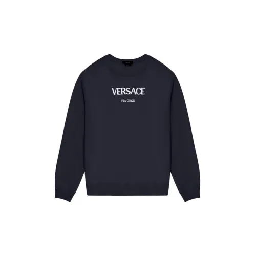 VERSACE Sweatshirts Men Blue