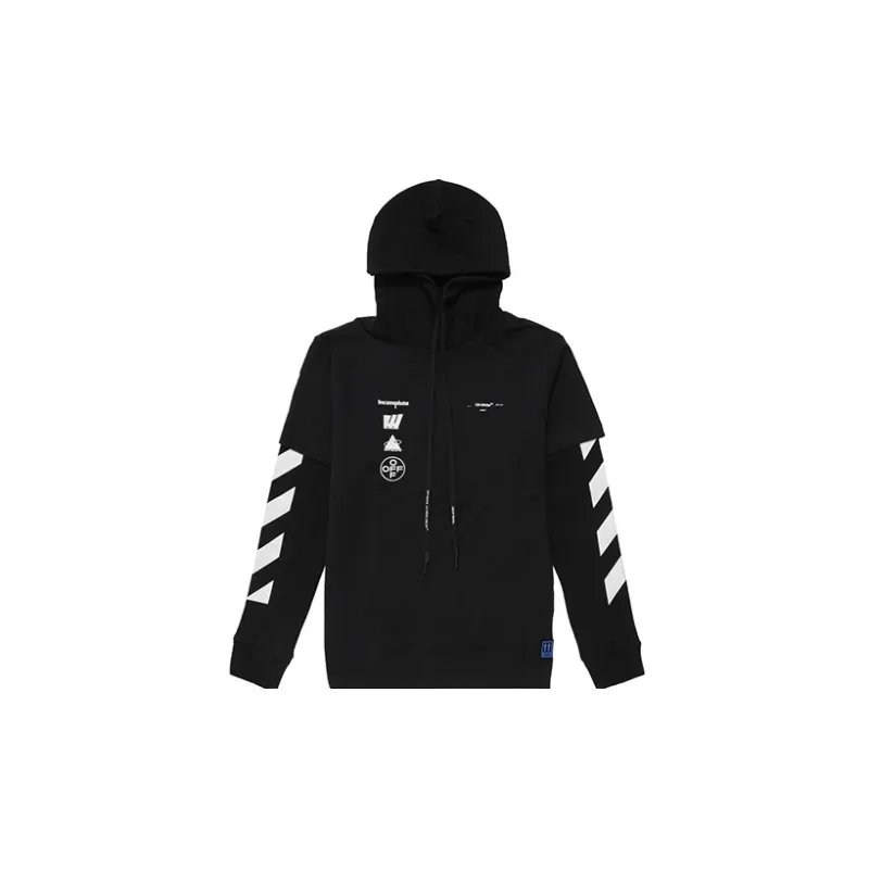 OFF WHITE Diag Mariana Hooded T Shirt-1