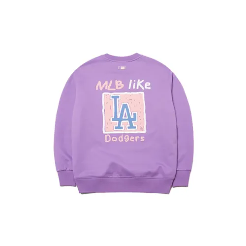 MLB Los Angeles Dodgers Sweatshirts Unisex Light Purple