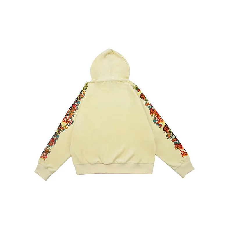 ED HARDY X YITENGRUNERFUJIANG Crew Neck Loose Fit Regular Sweatshirt Unisex-3