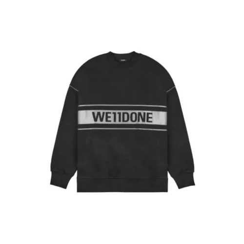 WE11DONE 'Well Done' print hoodie
