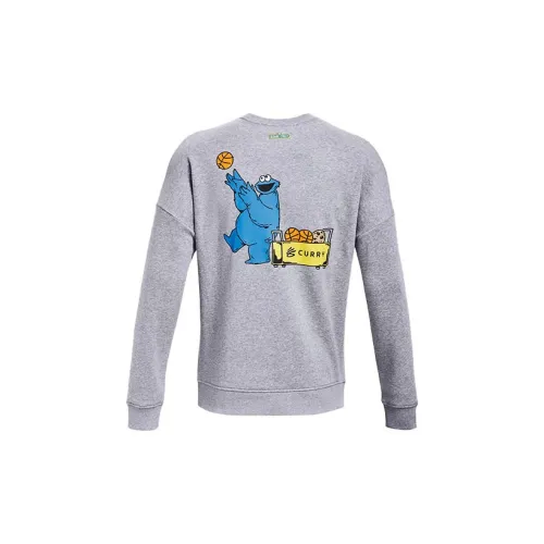 Under Armour Curry X Sesame Street Sweatshirt Men Gray