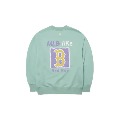 MLB Sweatshirts Unisex Mint Green