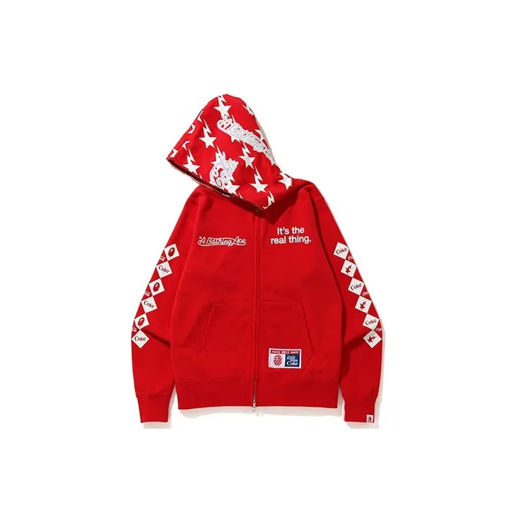A BATHING APE X Coca Cola Full Zip Hoodie-8