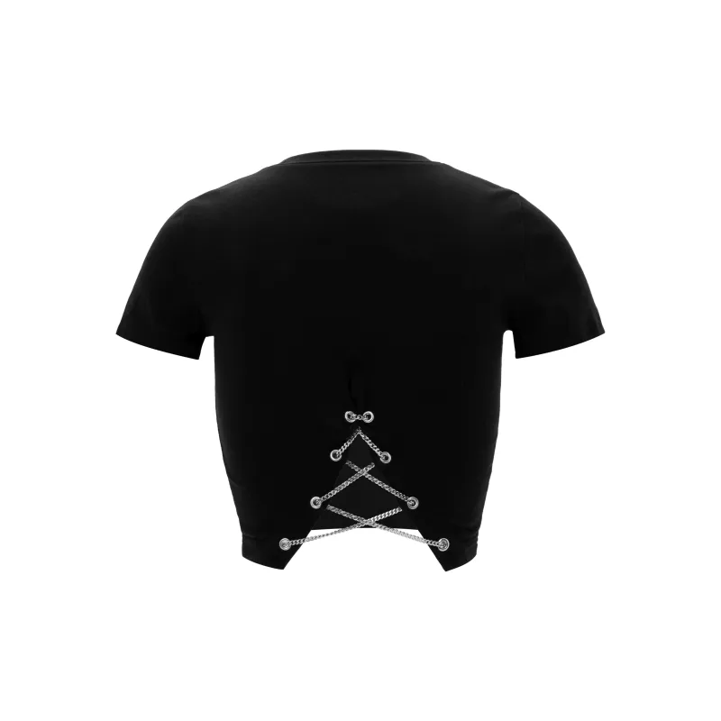 JYOSEI Crop Tops Women's Black-1